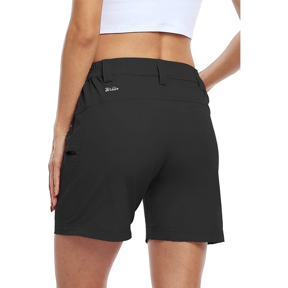 Willit Black Cargo Hiking Shorts Pockets 6” XL NWT - Picture 4 of 15